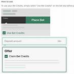 bet365 how to use bet credits